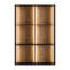 99cm H x 66cm W Metal Bookcase-1306552688