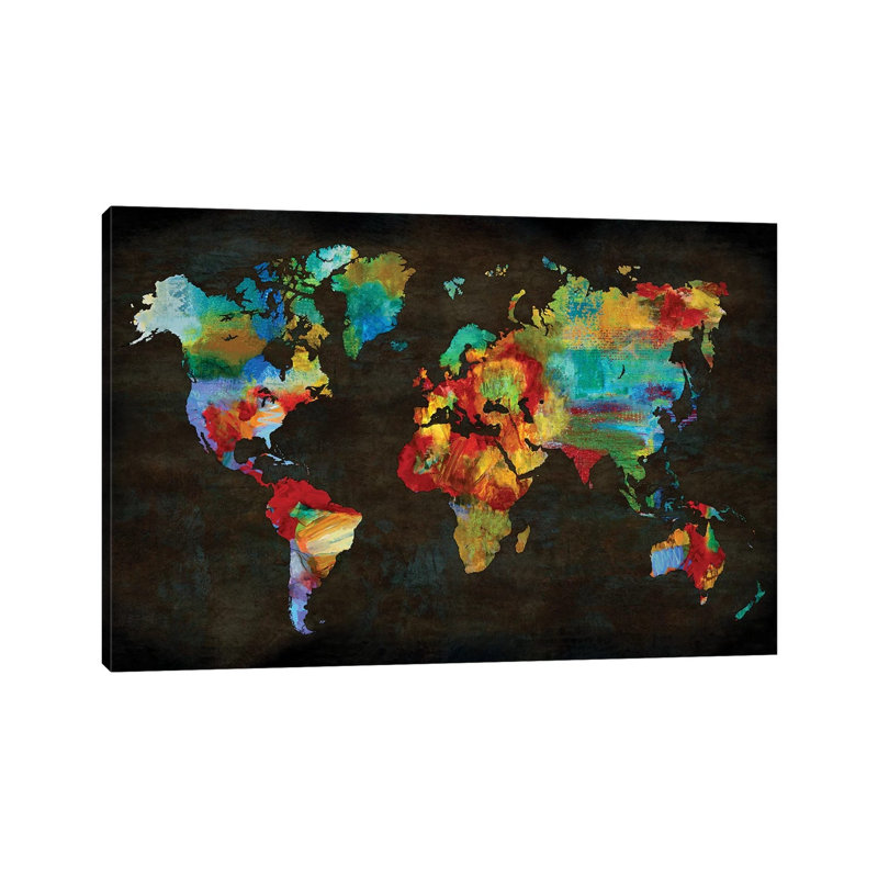 Color My World by Russell Brennan - Wrapped Canvas Print, 20.32 cm H x 30.48 cm W