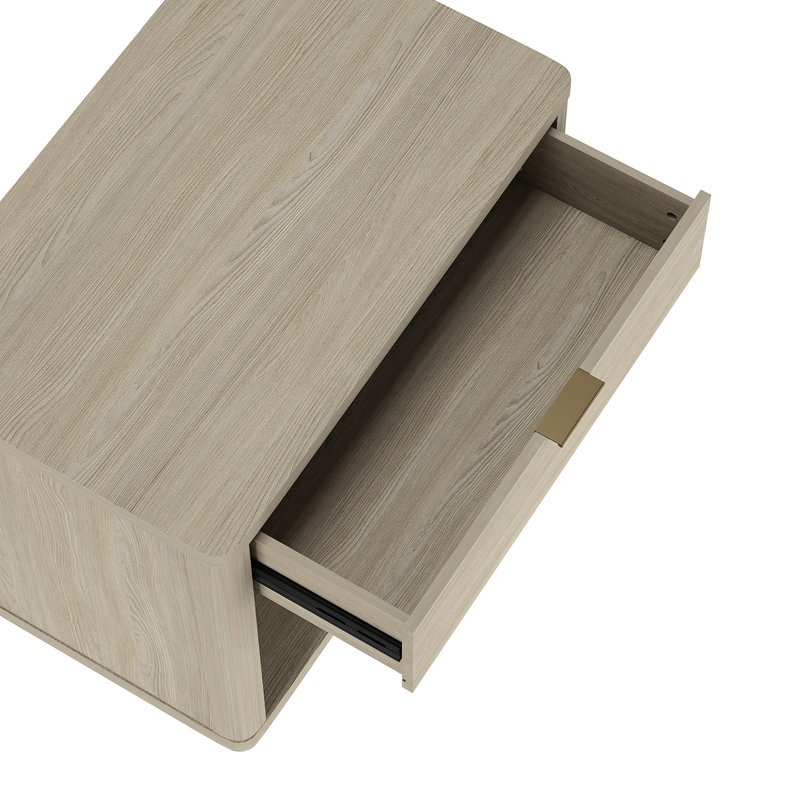 Evelyn 32" Nightstand In Natural (1-Drawer), Natural