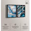 «Golden Geode Luxe Set Shadowbox», art mural bleu par Art Remedy-115200181-115200186