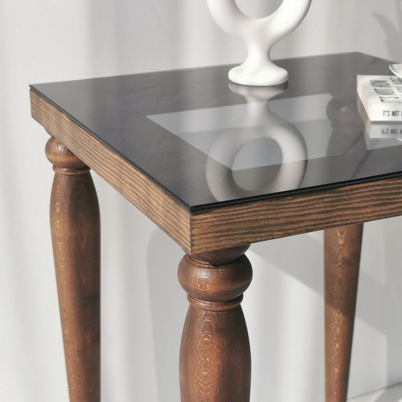 Table de bout en verre Treva