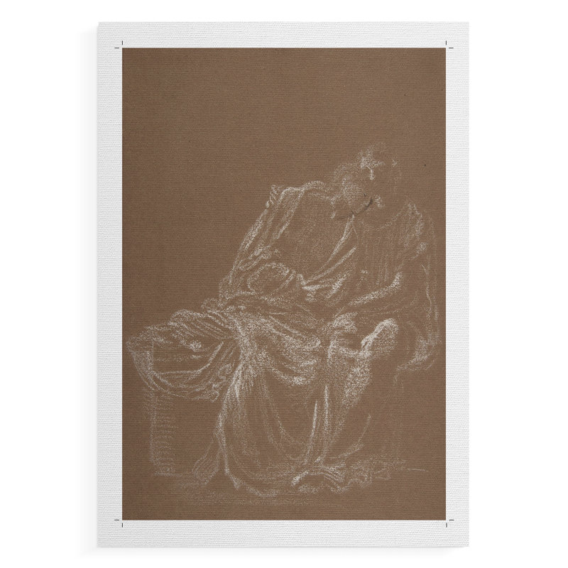 Vintage Sketch XXIV -Canvas Print Only - NOT FRAMED, 27" H x 18" W