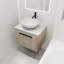 Ensemble de meuble-lavabo moderne 24 "avec lavabo en céramique 24"