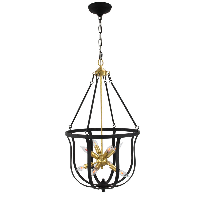 Maxim 8 - Light Chandelier, Black