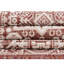 Tapis intérieur / extérieur rouge rouille en polypropylène tissé à la machine Archange-634904784
