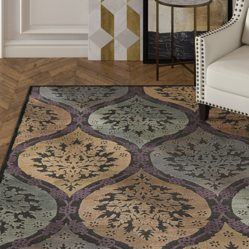 Tyrone Performance Ikat Rug, Rectangle 7'6" x 10'6"