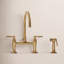 Edalyn By Studio Mcgee Two-Hole Bridge Kitchen Sink Faucet With Side Sprayer-92982243