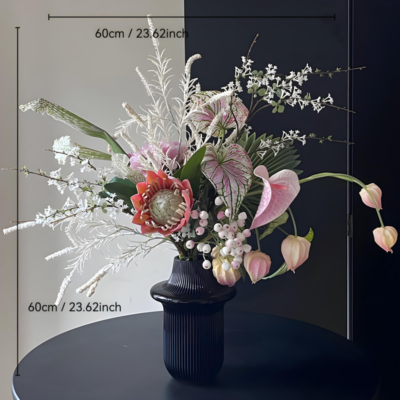 Ornements de fleurs simulées