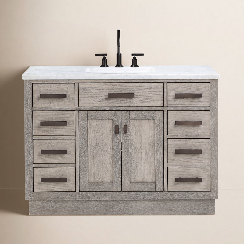 Argenta 48'' W Single Vanity, Gray Oak