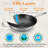 NutriChef Nutrichef 12'' Non-Stick Stainless Steel Wok with Lid