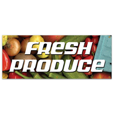 Enseigne fraîche Fresh Produce