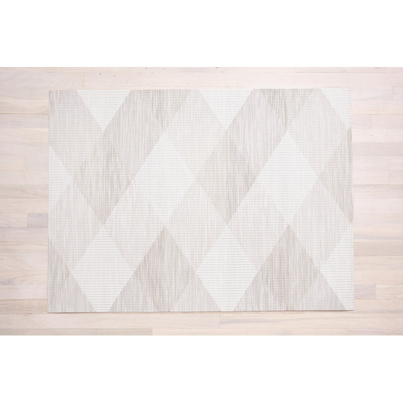 Signal Geometric Vinyl Indoor / Outdoor Area Rug, Rectangle 183 x 270cm