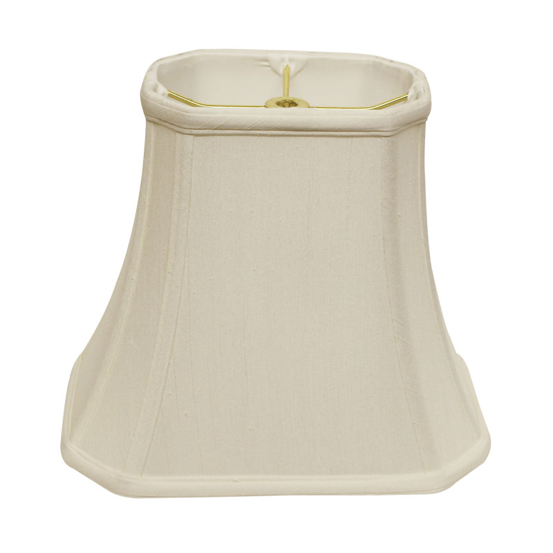 Abat-jour cloche en soie 9,5 "(araignée), Blanc