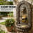 Outdoor Fountain,Wall-Mounted Fountain,Cascading Waterfall