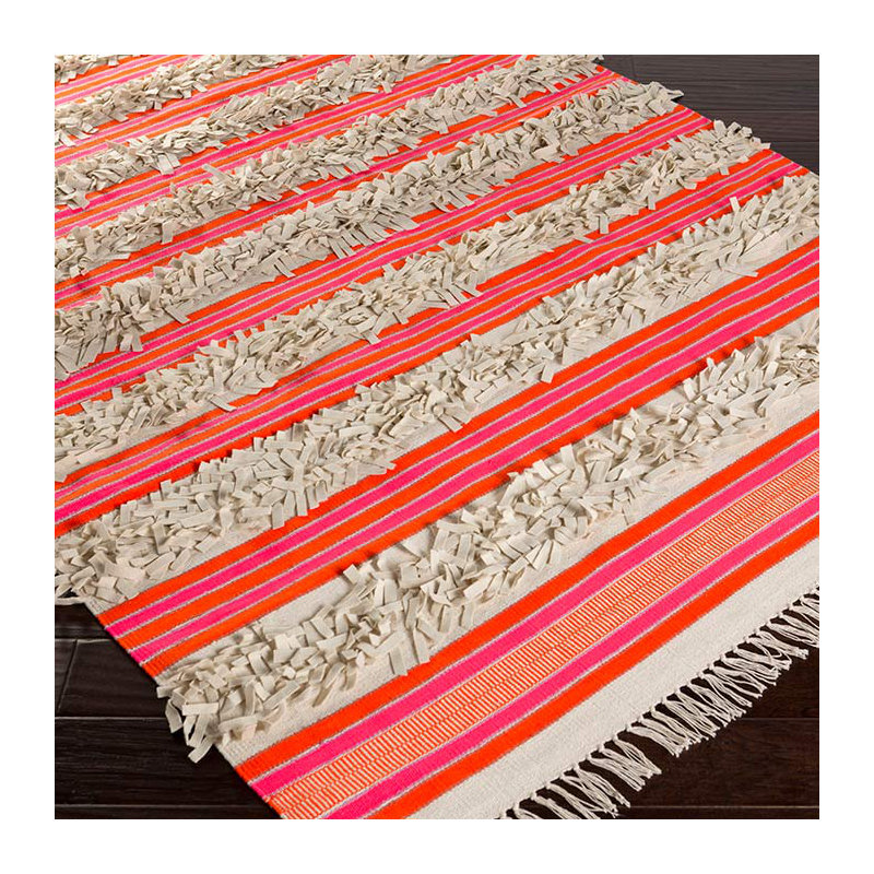 Queens Boulevard Rectangle Striped Rug, Rectangle 5' x 8'