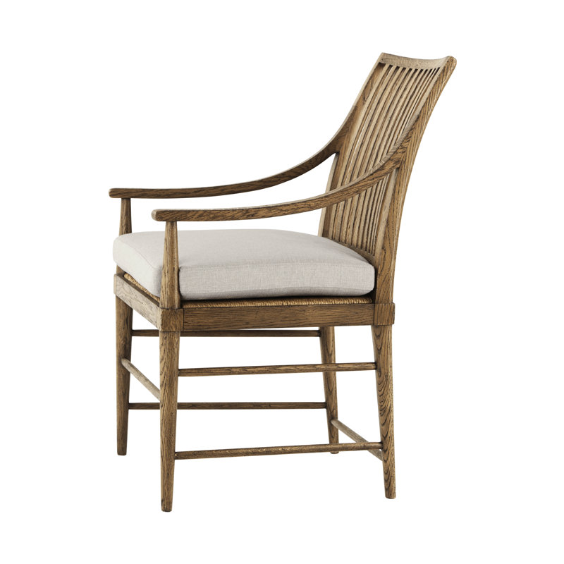 Nova 20'' H Upholstered Oak Armchair, Dawn