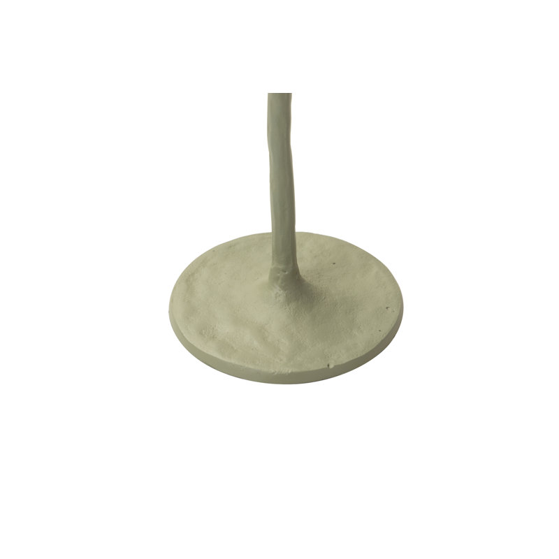 Aluminum Tabletop Candlestick, 41cm H x 14cm W x 14cm D, Green