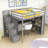 Full Wood Loft Bed with Built-In Wardrobe, Desk, Shelves, Storage Stairs and LED Lighting-711863904