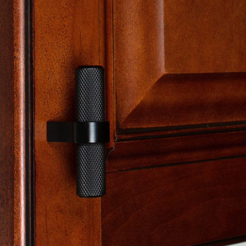 Poignée barre 2 1/4 po Pinnacle Collection GlideRite, Noir mat