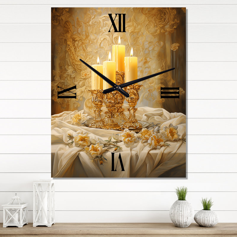 Hande - Horloge murale surdimensionnée pour le Judaïsme, Grand