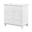 【Sink Not Included, Only Vanity Base Cabinet】30" Bathroom Vanity Base Without Sink, Bathroom Cabinet With Two Doors And One Drawer