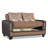 PrimeNest Daceyville Collection Upholstered Convertible Loveseat with Storage