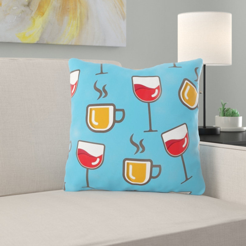 Coussin design, Bleu, Intérieur