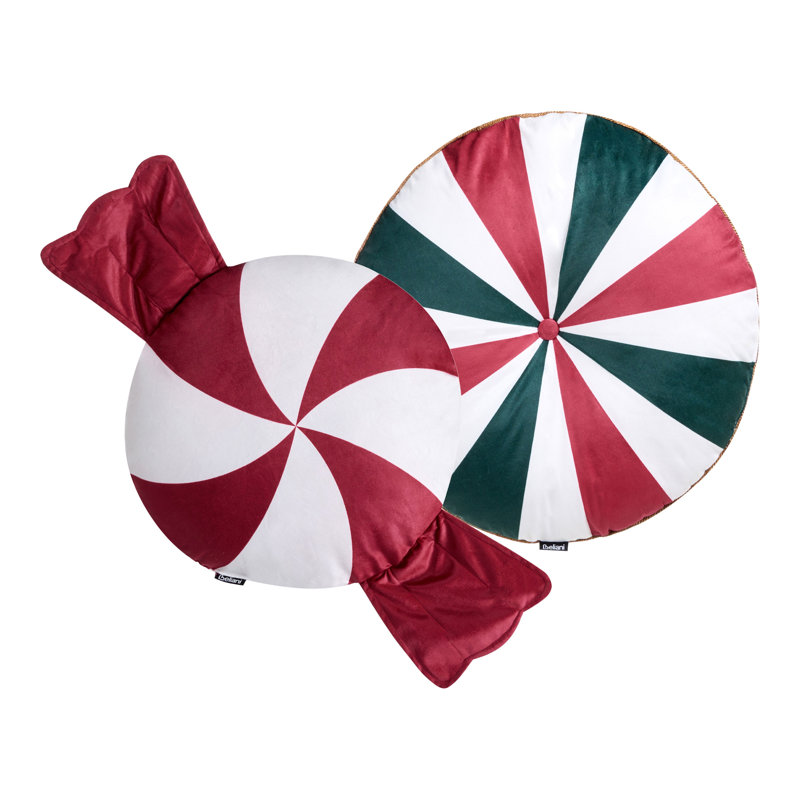 TWIRL TREATS Geometric Novelty Throw Cushion