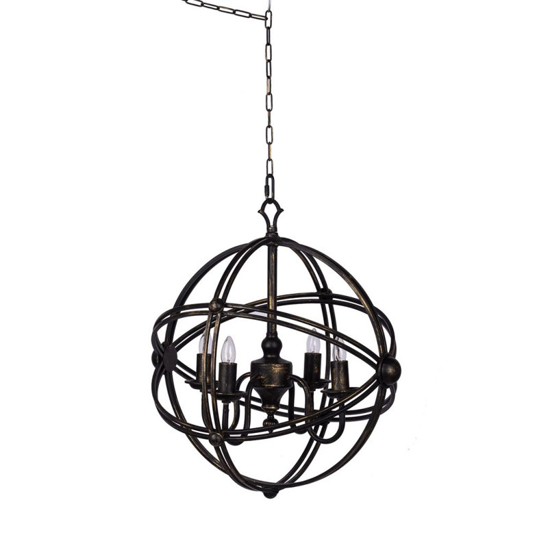 Mcglynn 4 - Light Iron Dimmable Urn / Bowl Chandelier