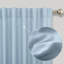 Rideaux bleu clair pour le salon de la chambre à coucher 84 pouces de long, rideaux semi-transparents en lin filtrant la lumière 84 pouces ensemble de rideaux