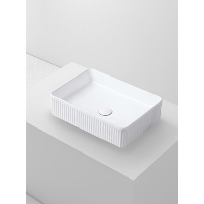 Brayden Studio Eladia 500mm L x 340mm W Ceramic Rectangular Sink