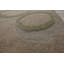 8'9''x11'11" Grey Hand Knotted Sculpted Modern Oushak Wool Area Rug