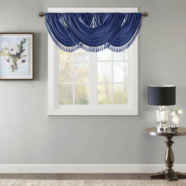 Apamea Silk Scalloped 38 Window Valance