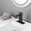 Robinet de salle de bain à cascade, robinet de meuble-lavabo à poignée simple-118546179