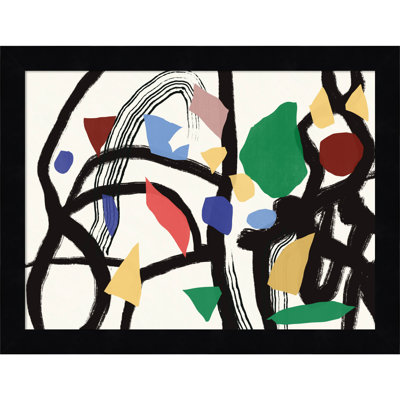 Colors in the Forest 03 by Little Dean Wood Framed Wall Art Print
