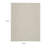 Rectangular Rug with Geometric Pattern, Medium, Beige