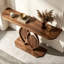 Console en bois massif de style médiéval-2088197609