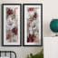 Cadre photo, ensemble de peintures sur papier