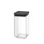 Ensemble de 4 contenants carrés empilables et savoureux de 2 gallons de 0,7 litre et de 1,7 litre-102385498