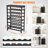 42 Bottle 7-Tier Modular Wine Rack Bamboo Wood Display Shelf with TableTop