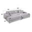 Canapé modulaire Eriksen avec 4 coussins-1497993002