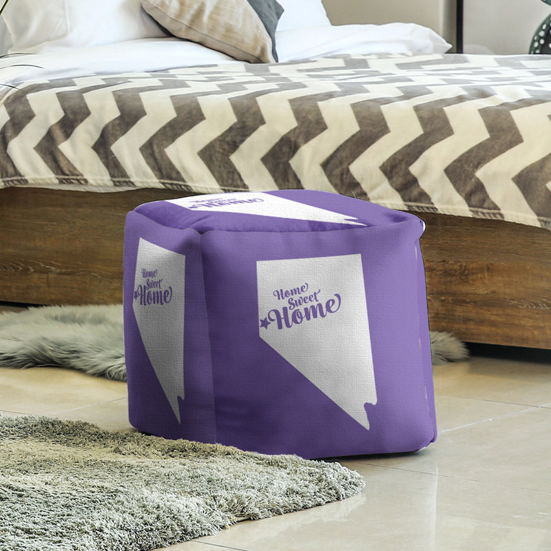 Repose-pieds à cubes reno the home, Mauve