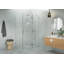 Halo 49 in. x 35 in. x 78 in. 90-degree Fully Frameless Glass Hinged Shower Enclosure-362197468