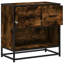 60cm W Metal Bedside Table-2140315944