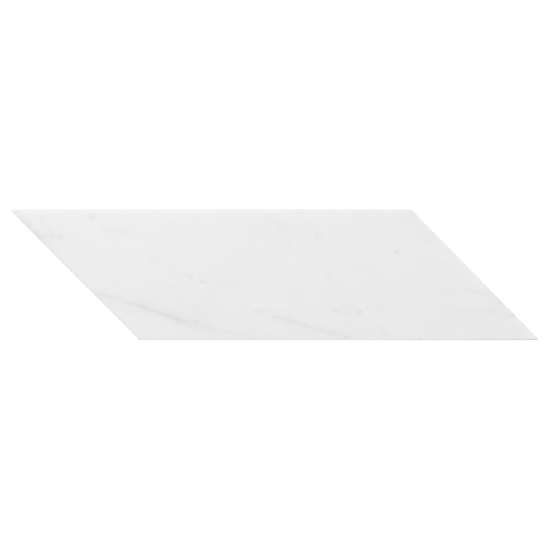 Carrara 3x12 Honed Marble Floor and Wall Tile, 2.95" W x 11.96" D, Honed