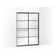 Elate Tall Sliding Shower Door, 75-1/2-In H X 50-1/4 - 53-5/8-In W, With Heavy 5/16-In Thick Crystal Clear Glass With Rectangular Grille Pattern