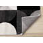 Tapis d'intérieur à motif géométrique gris et gris de style Mid-Century 5 pi x 8 pi (5 pi 3 po x 7 pi 7 po) Branch Living-251256865