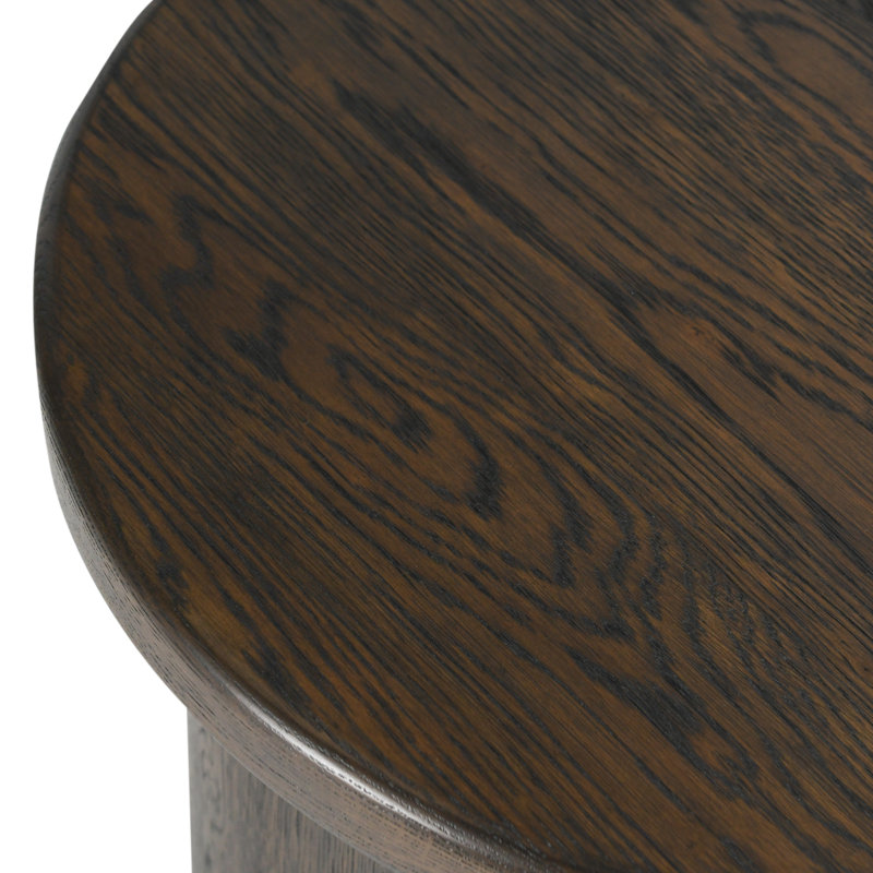 Caesar End Table, Dark Brown