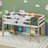 Twin Size Loft Bed With Ladder And Safety Guardrail