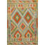 Tapis oriental géométrique Kilim 5 x 6